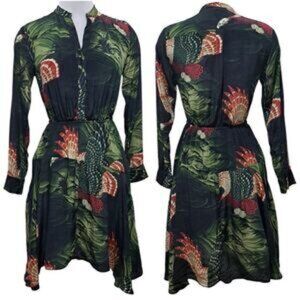 All Saints Martina Swoop Dress EUC size 4 (US)